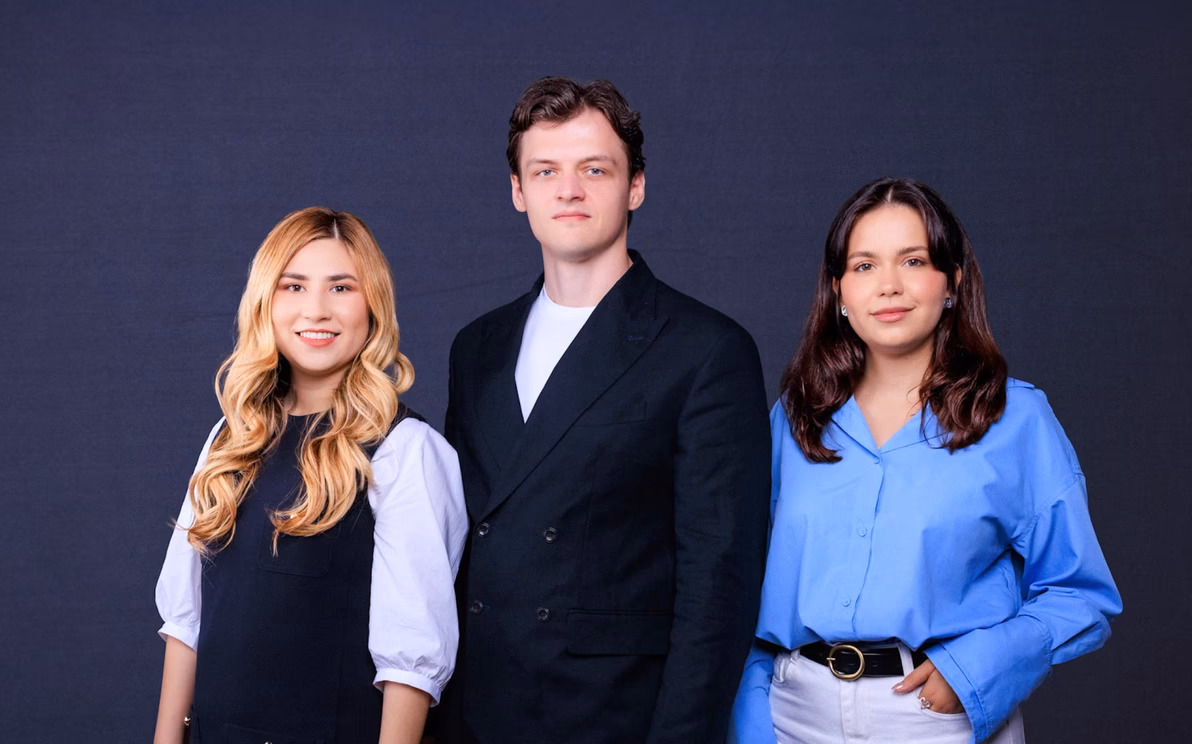Three Pharmbills team members representing the company’s healthcare outsourcing operations